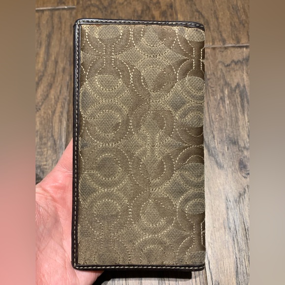 Coach Cheque Book Wallet - Picture 2 of 5